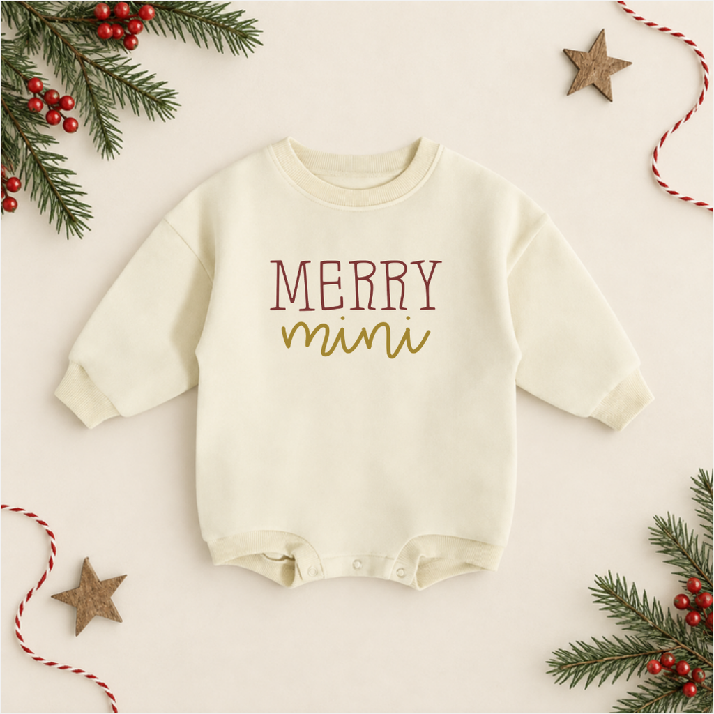 Organic Cotton Holiday Rompers | Made To Order