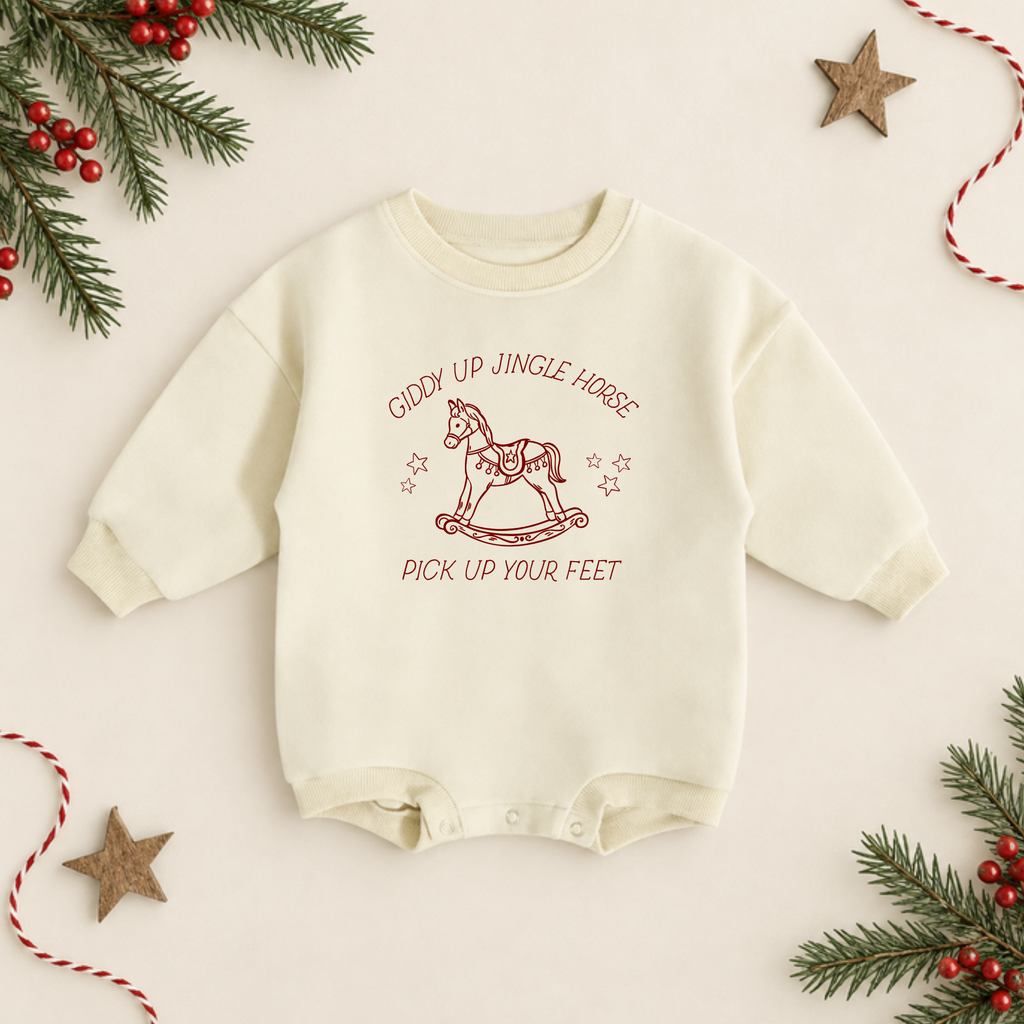 Organic Cotton Holiday Rompers | Made To Order