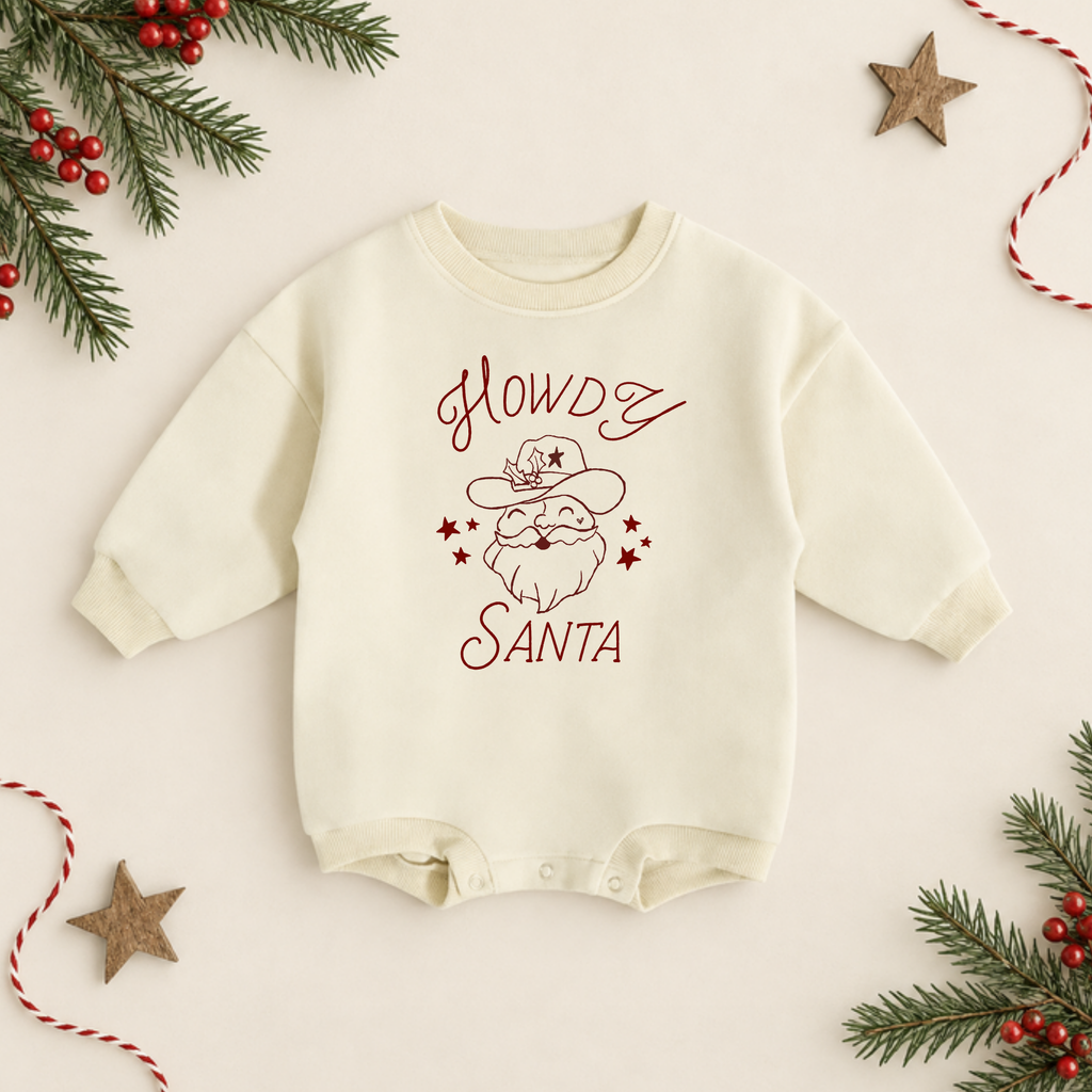 Organic Cotton Holiday Rompers | Made To Order