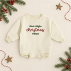 Organic Cotton Holiday Rompers | Made To Order