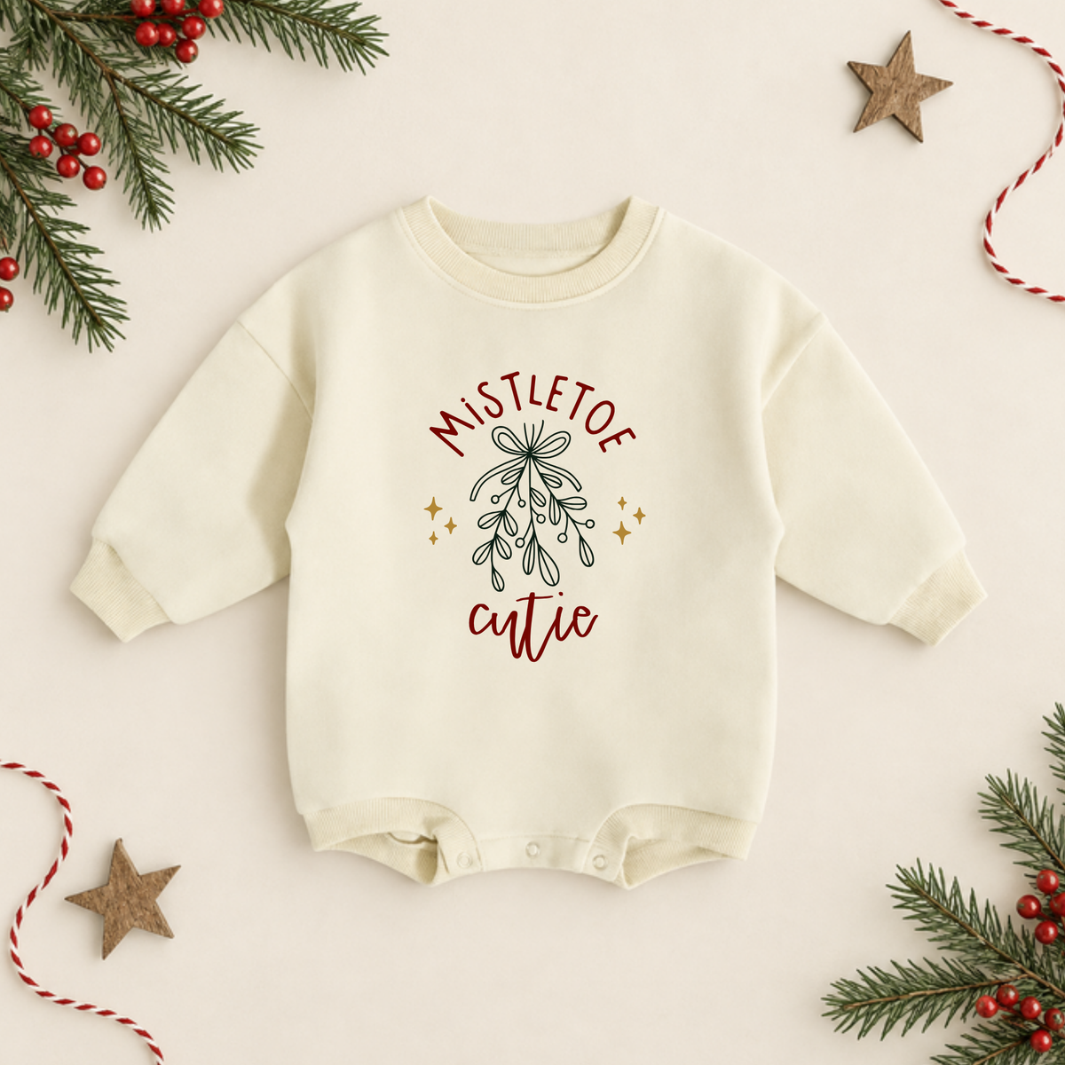 Organic Cotton Holiday Rompers | Ready To Ship