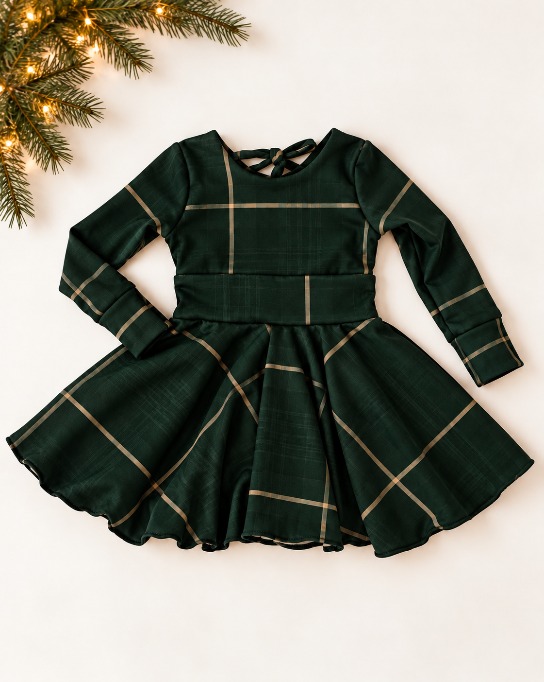 Evergreen Tartan | Primrose Dress