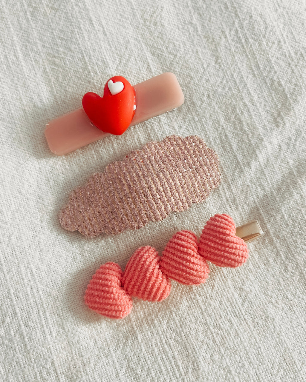 Valentine's Hair Clips