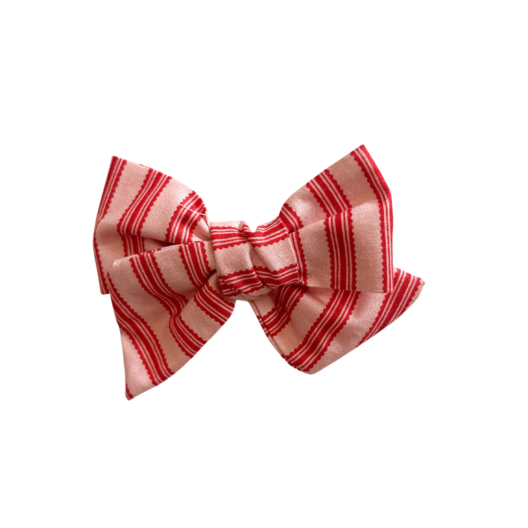 Pink Stripes | Bow