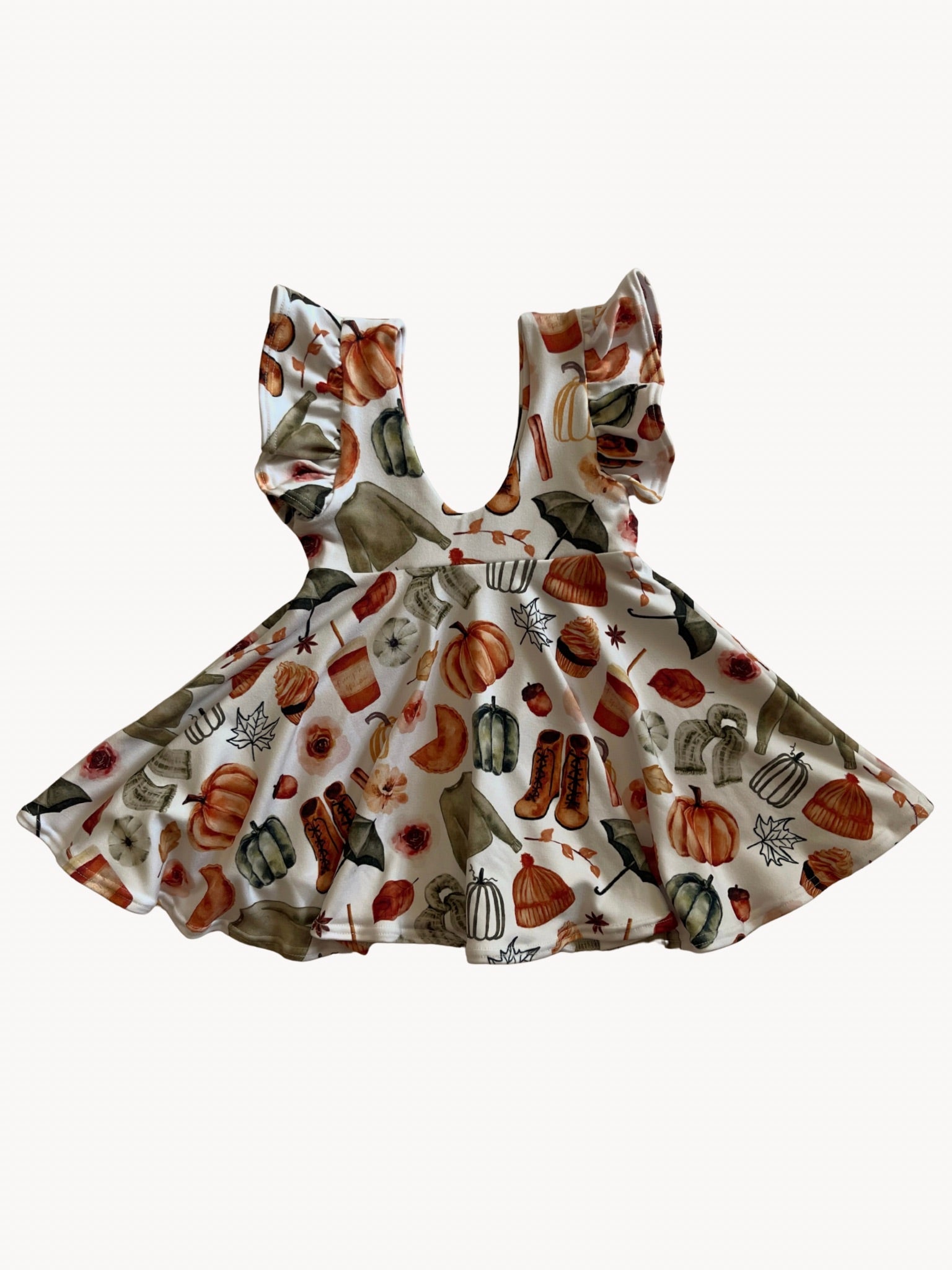Harvest Hygge | Ruffle Pinafore Dress