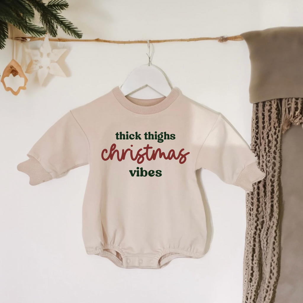 Organic Cotton Holiday Rompers